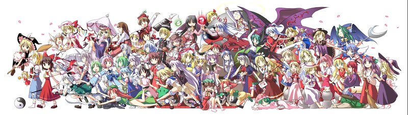 Touhou Project character lineup
