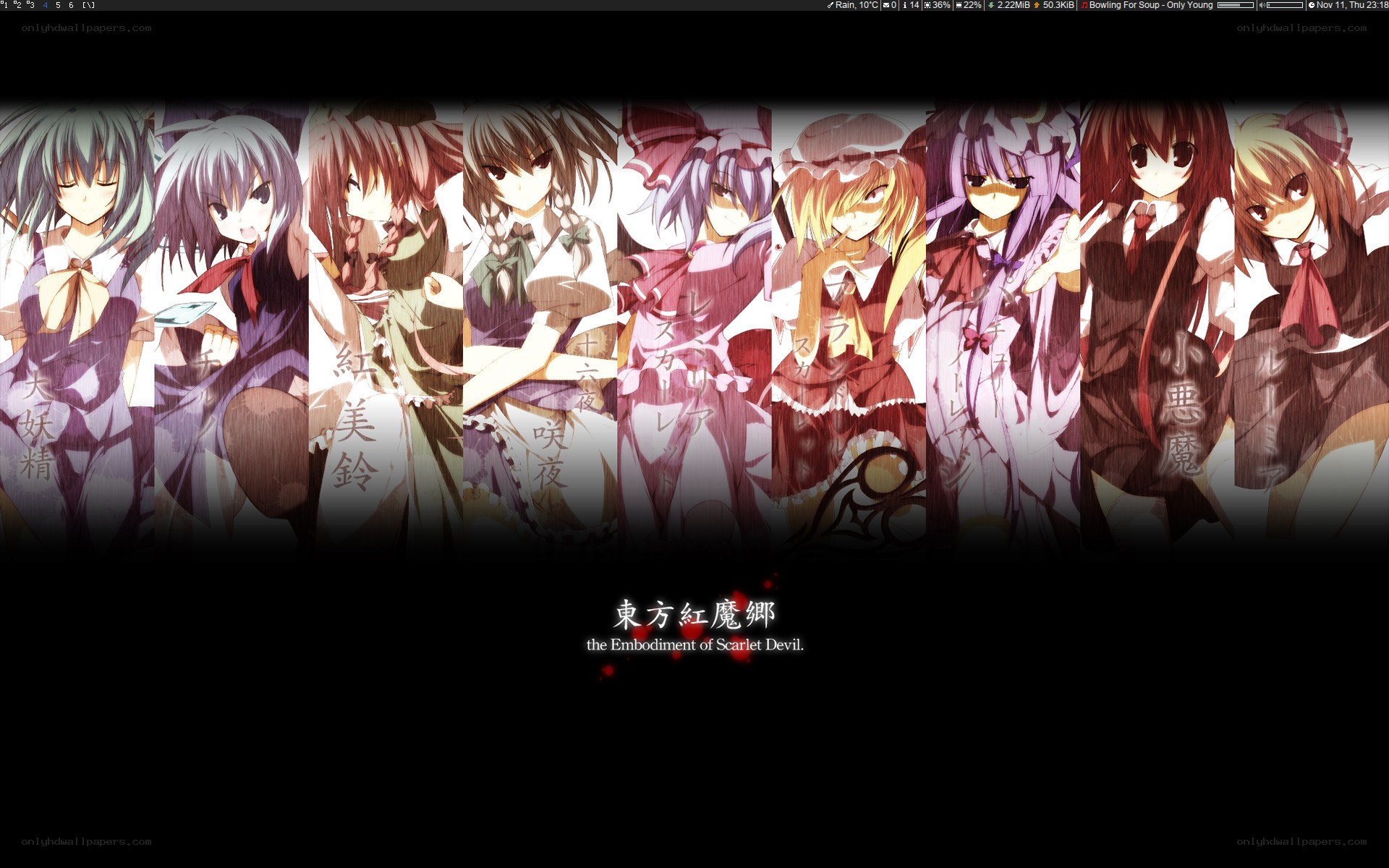 Touhou Project characters