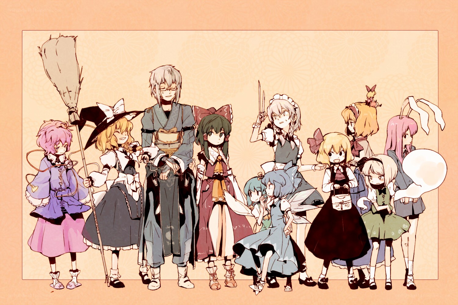 Touhou Project characters group