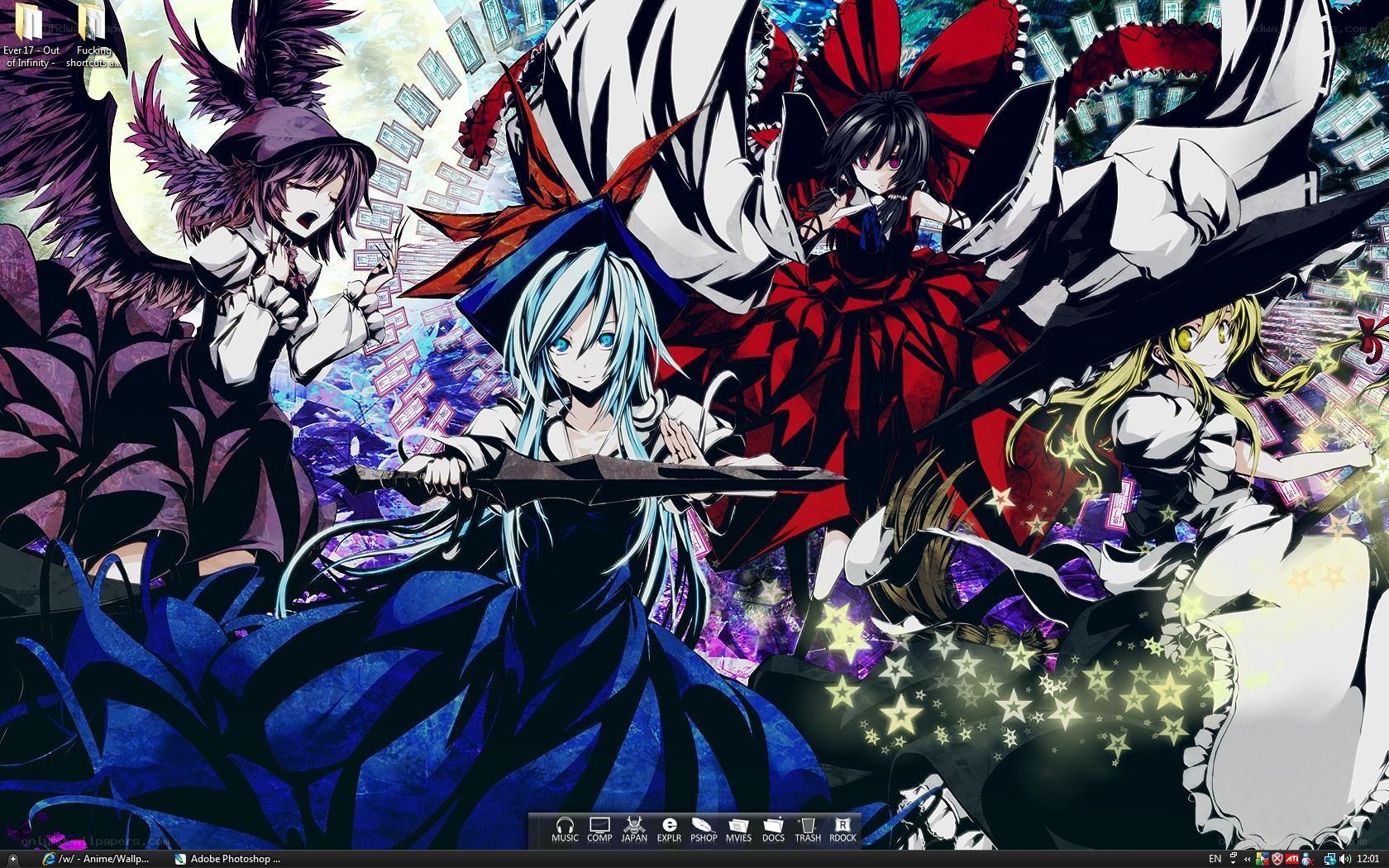 Touhou Project characters wallpaper