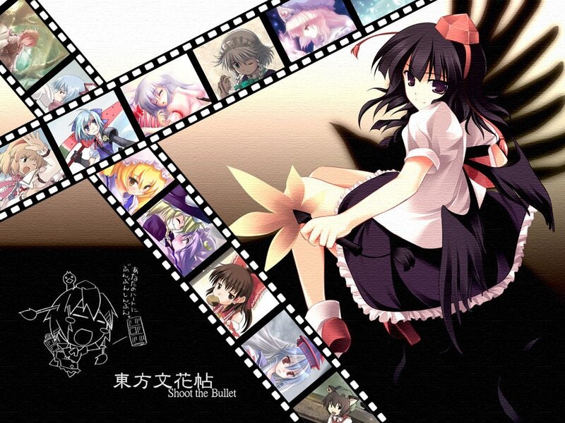 Touhou Project film strip art