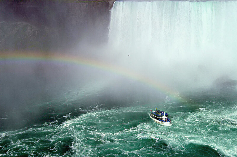 Tour Boat at Waterfall