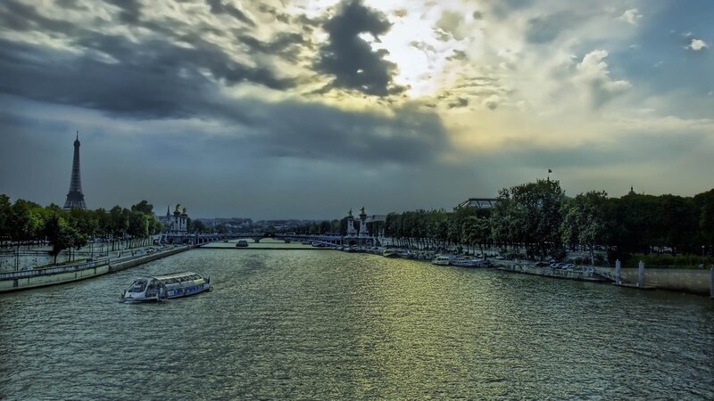 Tour Boat on Seine River