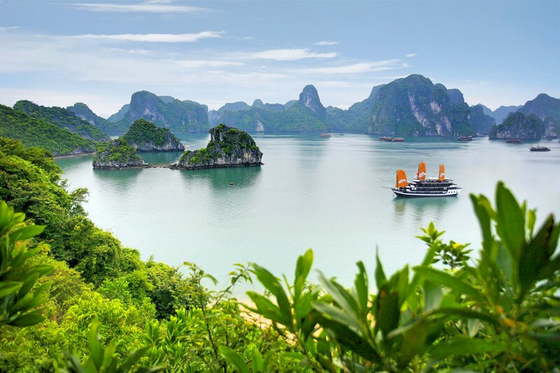 Tourist Boat in Bay