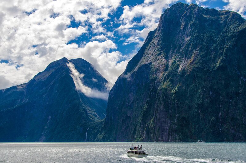 Tourist Boat in Fjord