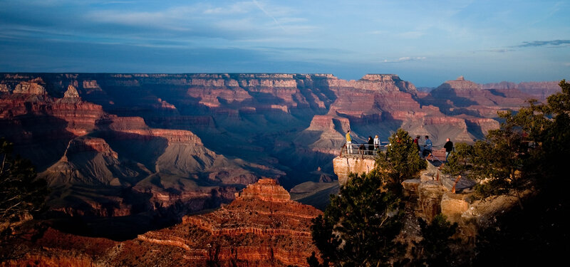 Tourists at Grand Canyon