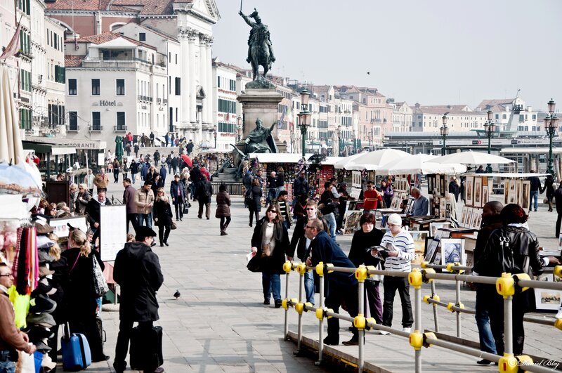 Tourists at Piazza San Marco