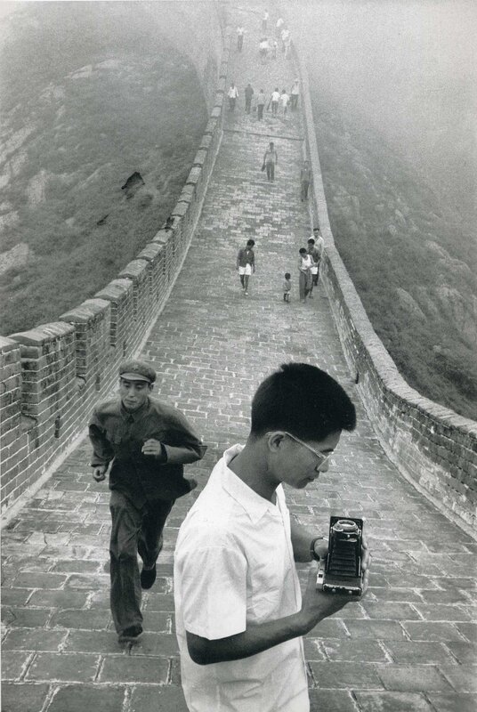 Tourists on the Great Wall