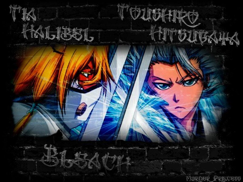 Toushiro and Halibel in Bleach
