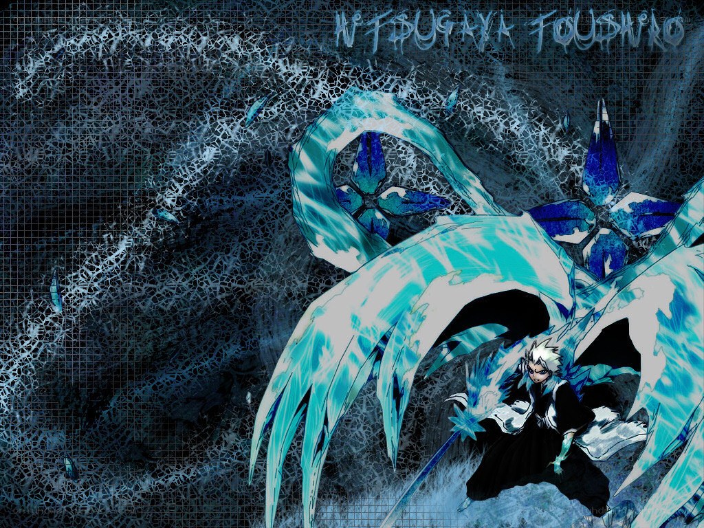Toushiro Hitsugaya with ice powers