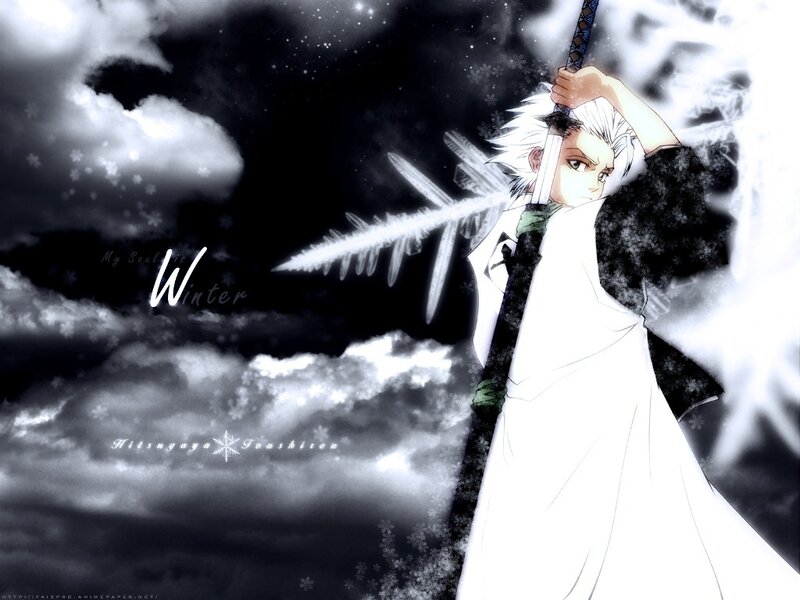 Toushirou Hitsugaya in winter