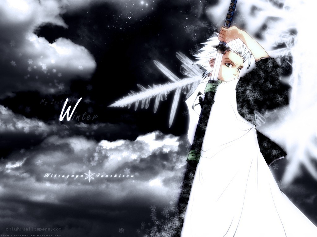 Toushirou Hitsugaya in winter