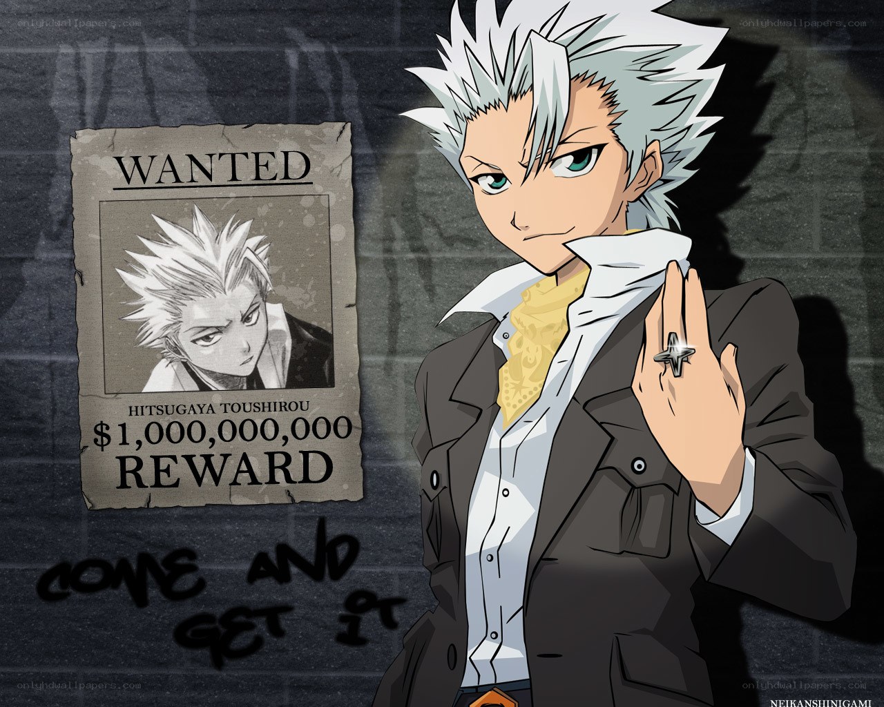 Toushirou Hitsugaya wanted poster