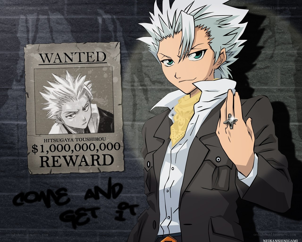 Toushirou Hitsugaya wanted poster