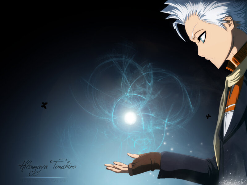 Toushirou Hitsugaya with energy sphere