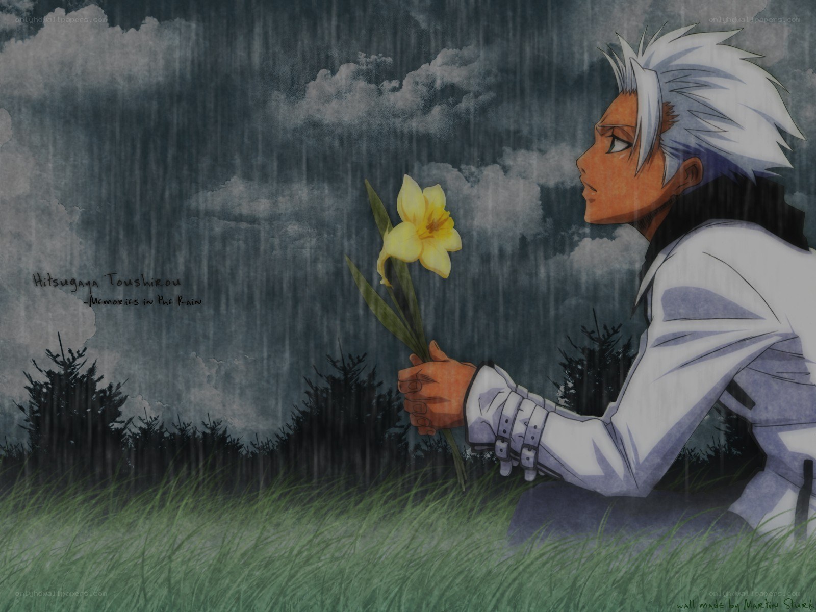 Toushirou in the Rain
