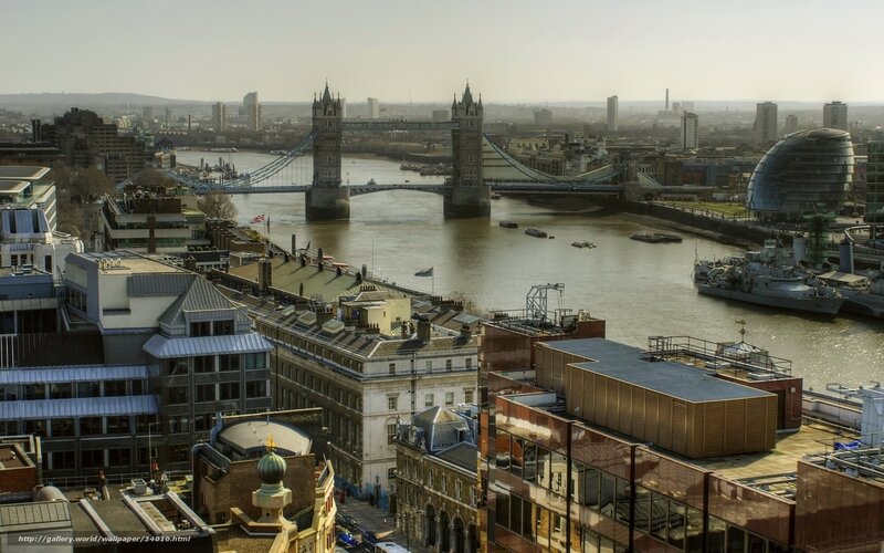 Tower Bridge and City of London