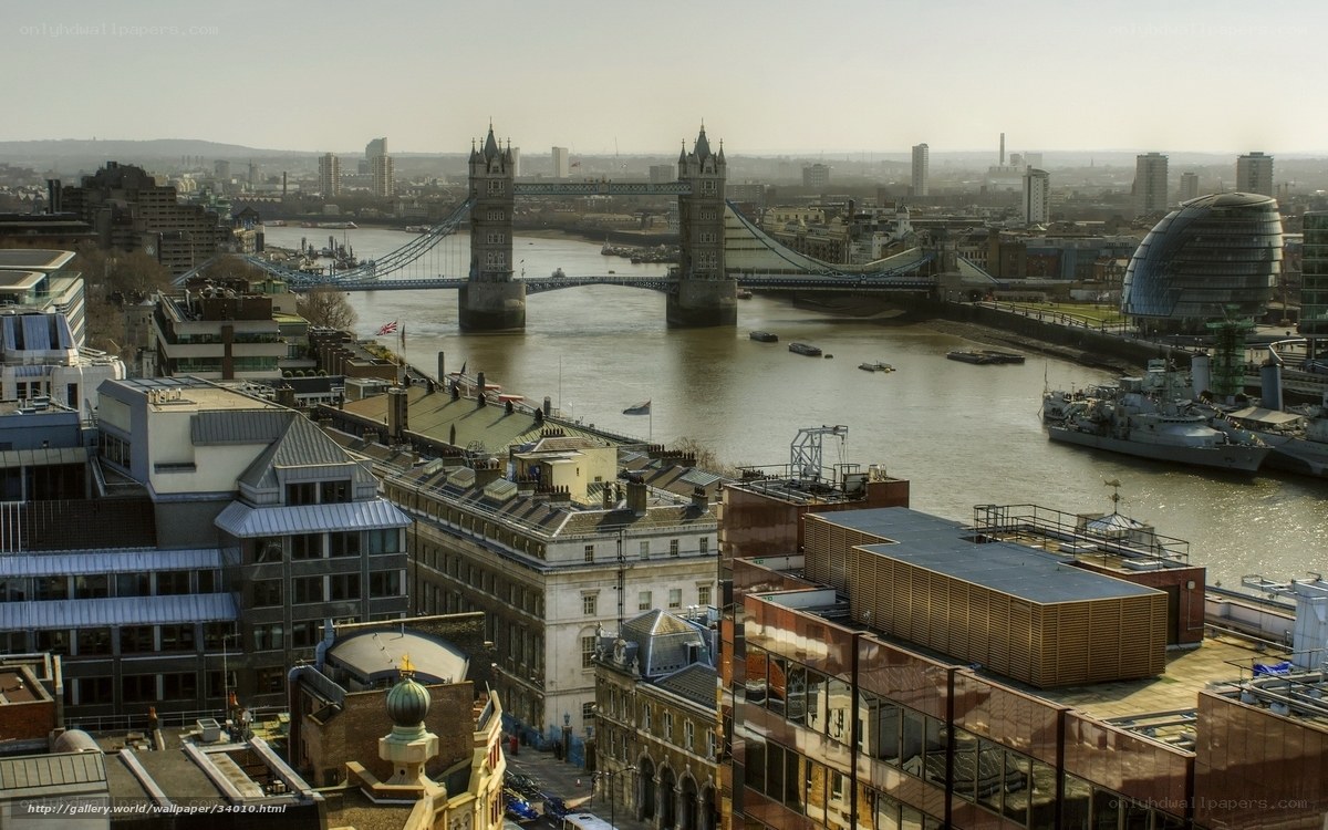 Tower Bridge and City of London
