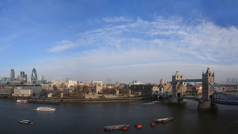 Tower Bridge and Cityscape