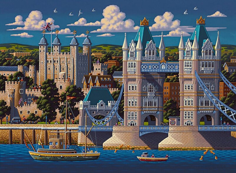 Tower Bridge and Tower of London