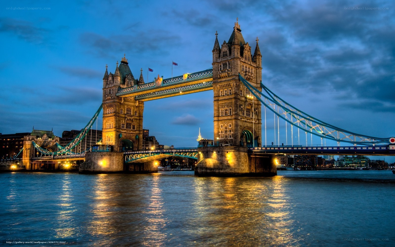 Tower Bridge at dusk