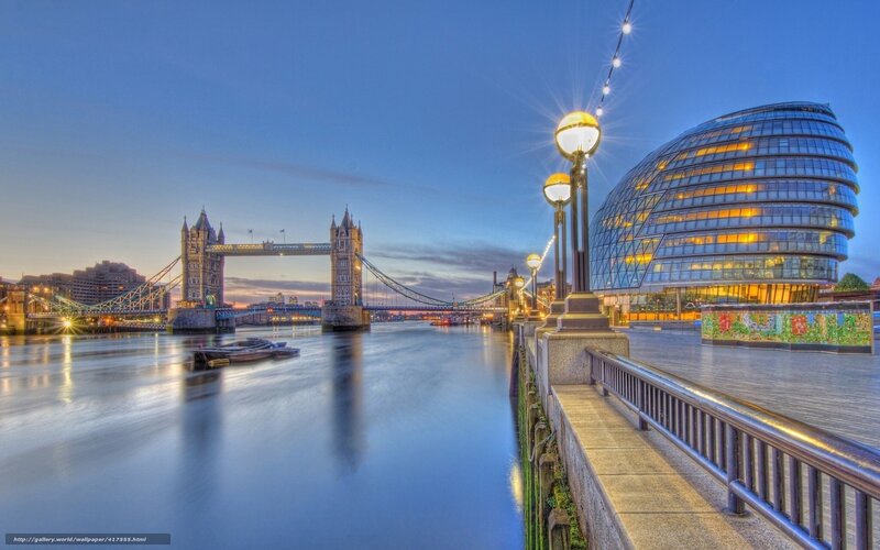 Tower Bridge at dusk