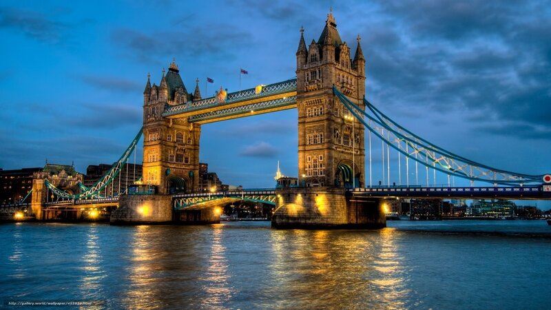 Tower Bridge at dusk