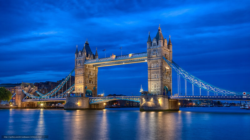Tower Bridge at dusk