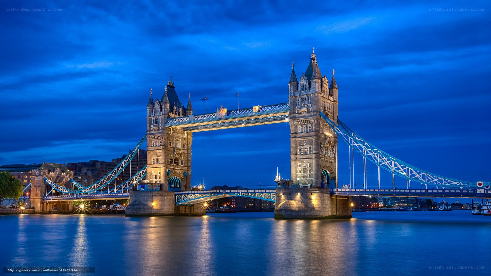 Tower Bridge at dusk