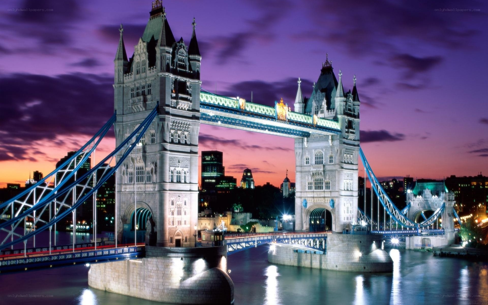 Tower Bridge at dusk