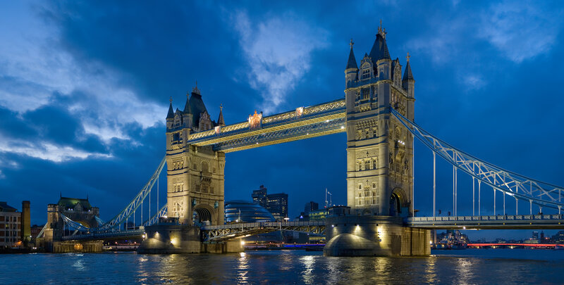 Tower Bridge at dusk