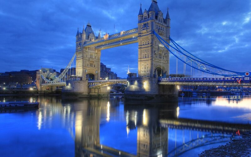 Tower Bridge at dusk