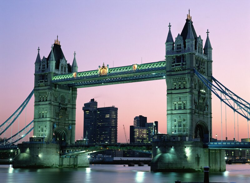 Tower Bridge at dusk