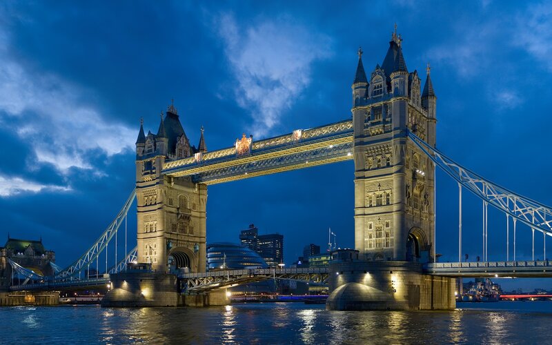 Tower Bridge at dusk