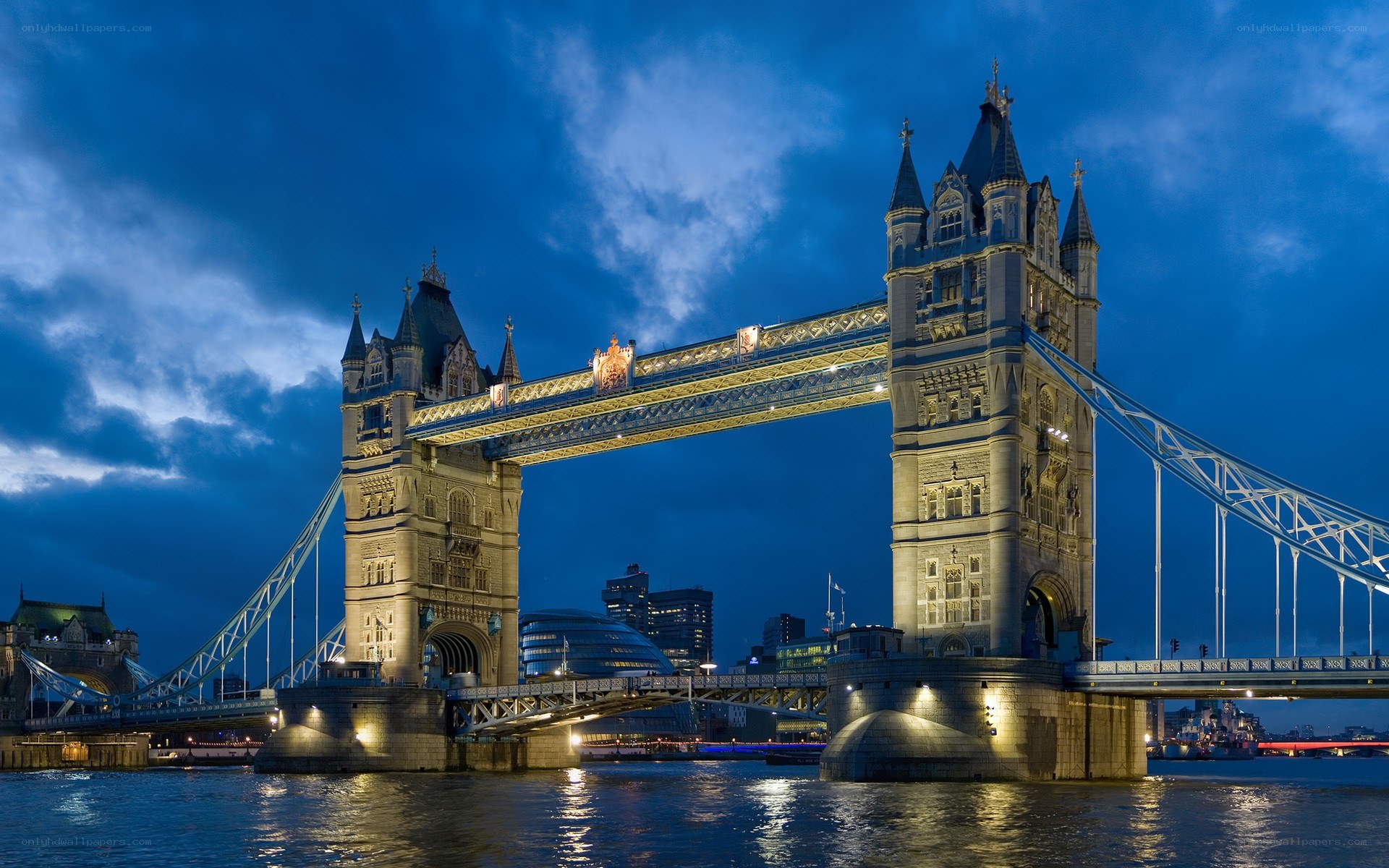 Tower Bridge at dusk