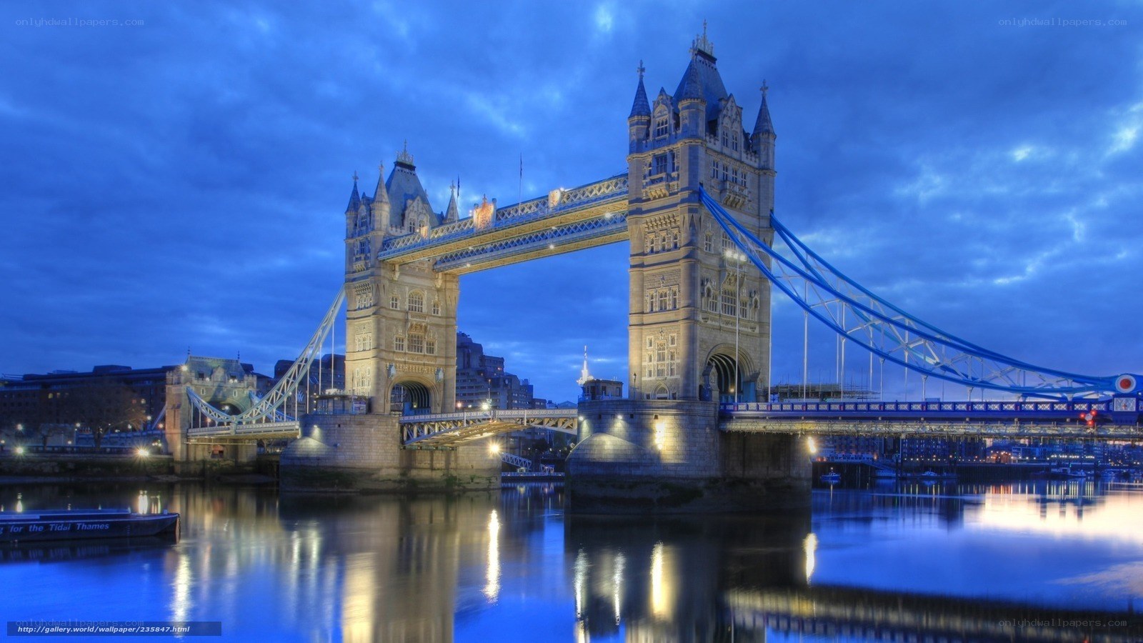 Tower Bridge at dusk