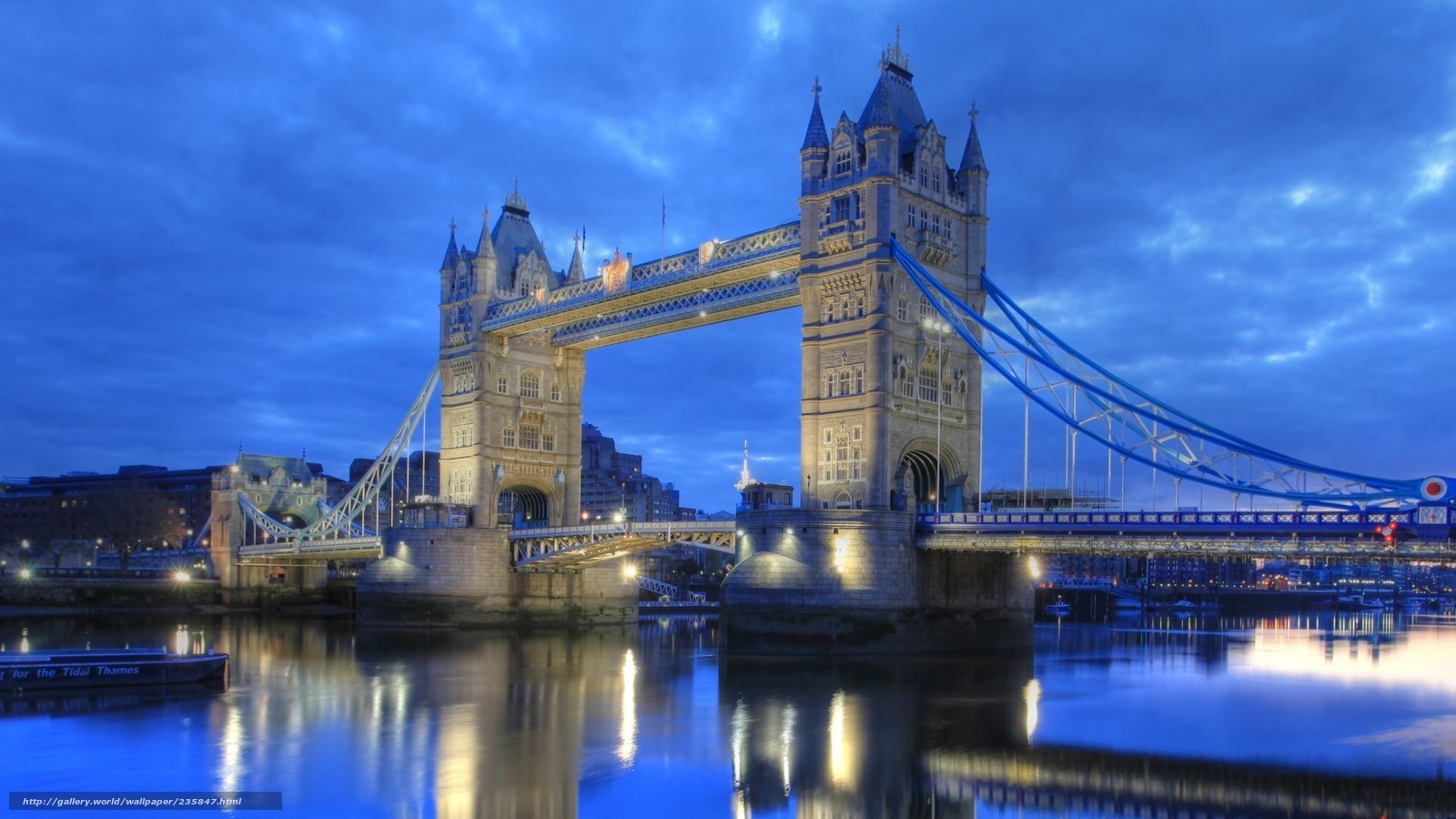 Tower Bridge at dusk