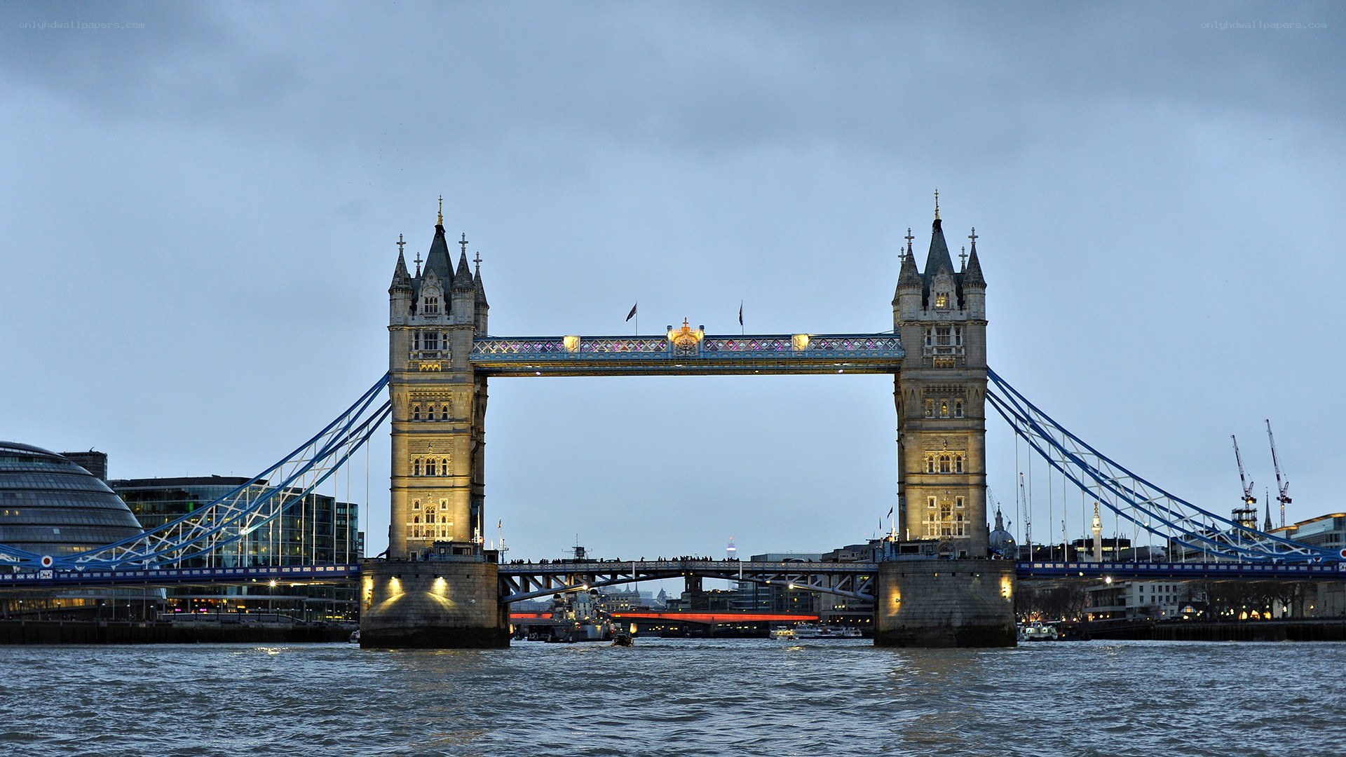 Tower Bridge at dusk