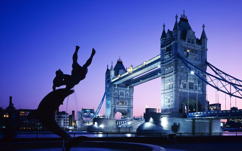 Tower Bridge at dusk
