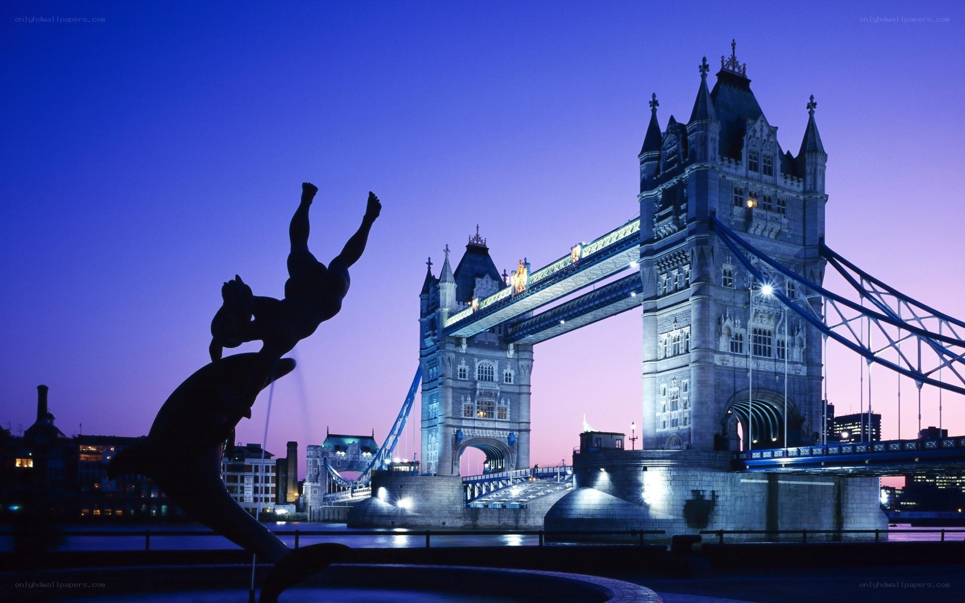 Tower Bridge at dusk
