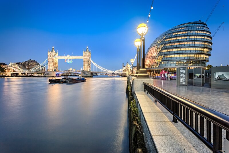 Tower Bridge at dusk