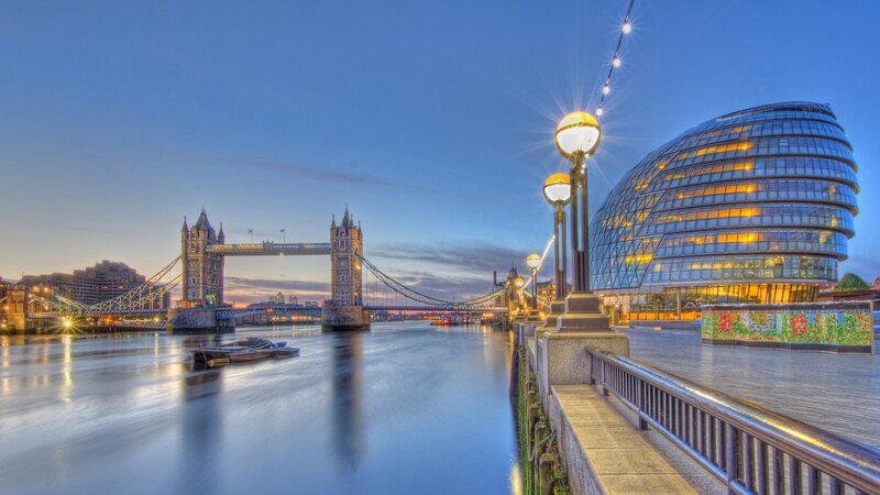 Tower Bridge at dusk