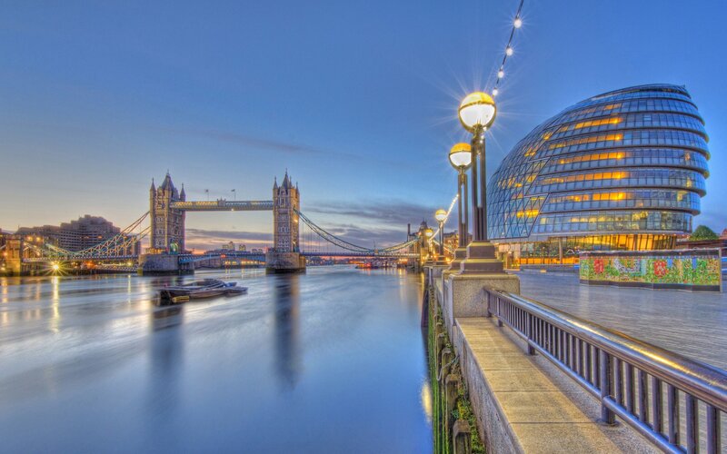 Tower Bridge at dusk