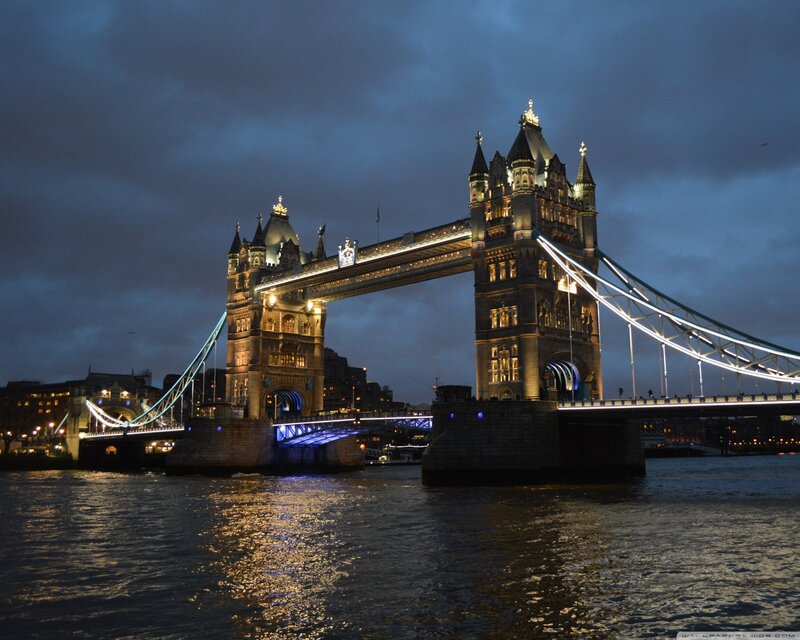 Tower Bridge at dusk