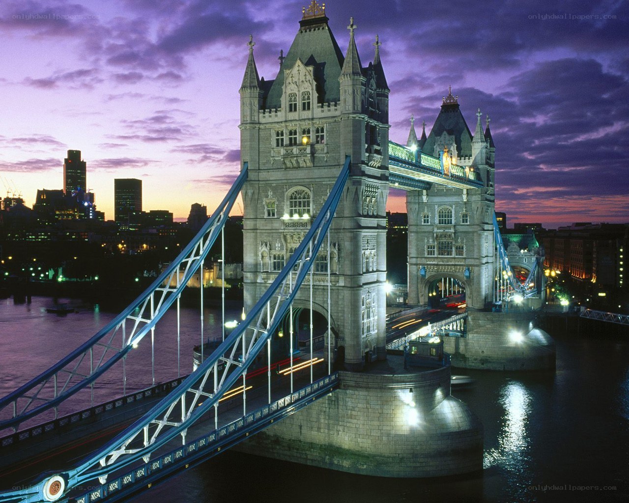 Tower Bridge at dusk