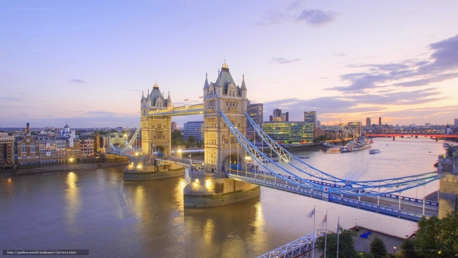 Tower Bridge at dusk