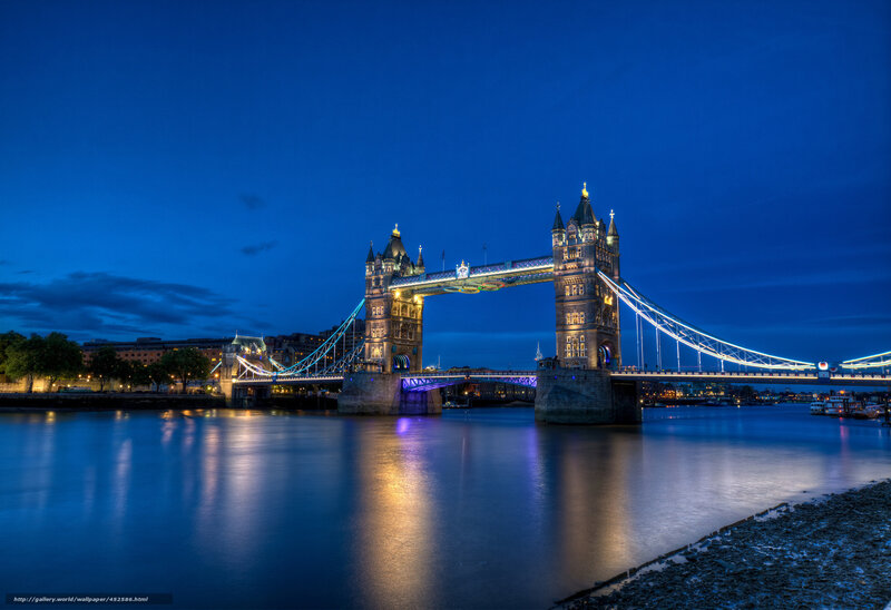 Tower Bridge at night