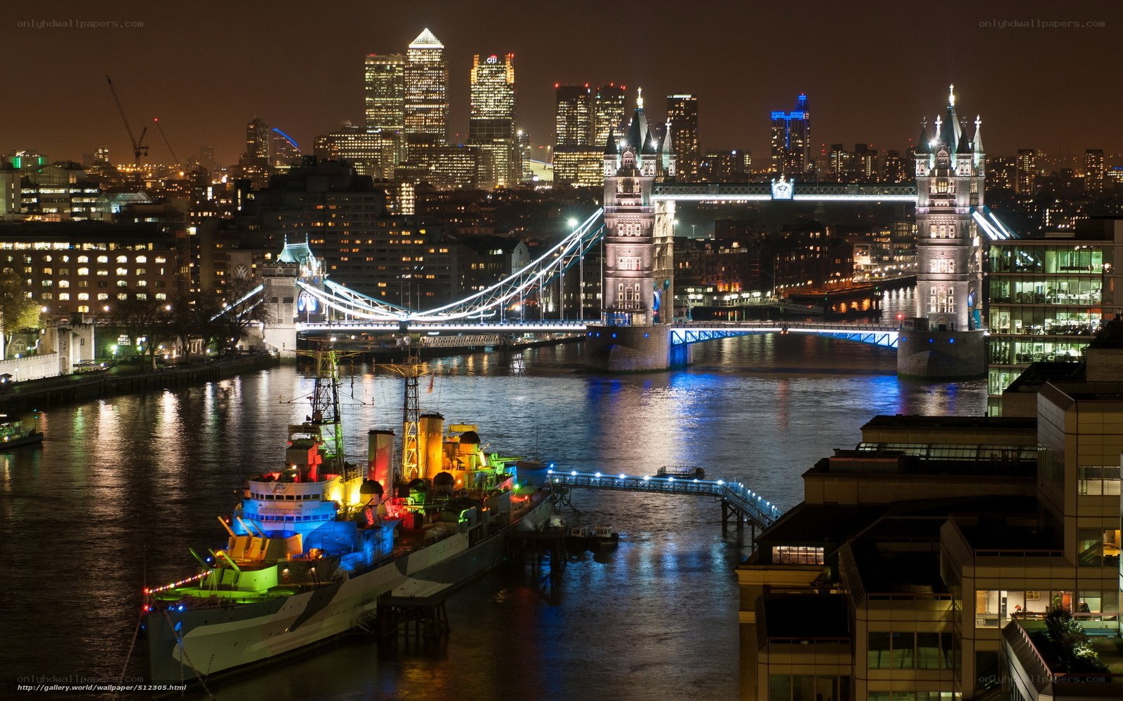 Tower Bridge at night