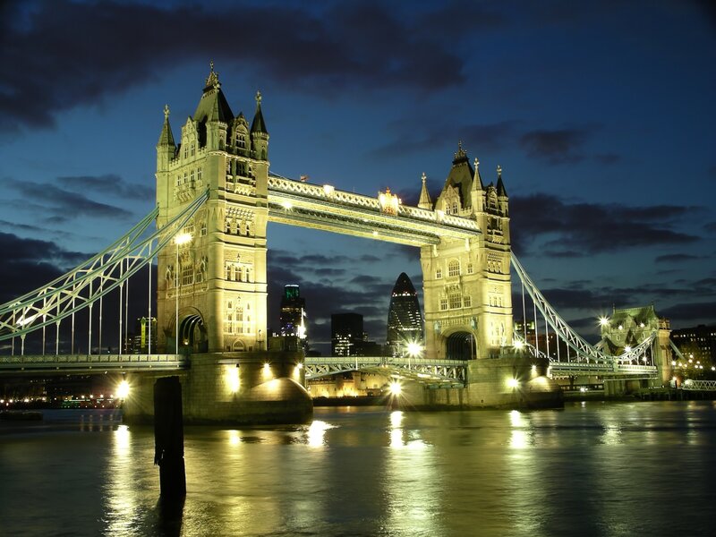 Tower Bridge at night