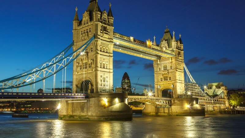Tower Bridge at night